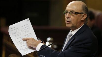 El ministro de Hacienda, Cristóbal Montoro.