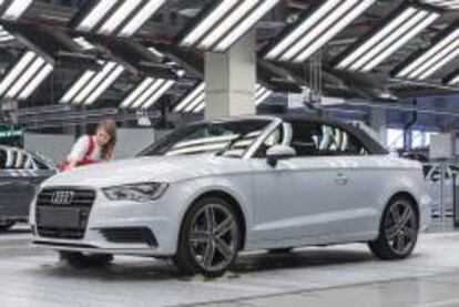 Producción del nuevo Audi A3 Cabriolet.