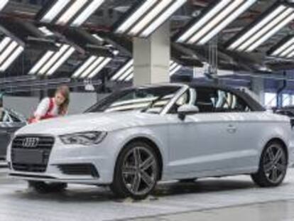 Producci&oacute;n del nuevo Audi A3 Cabriolet.