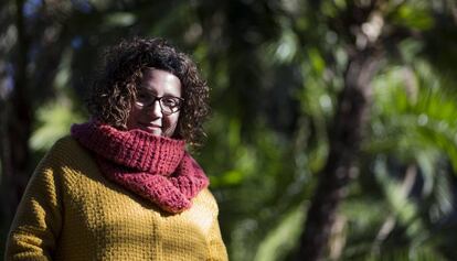Tina Vallès, guanyadora de la segona edició del premi Llibres Anagrama de Novel·la amb la seva obra La memòria de l'Arbre.