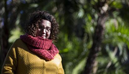 Tina Vall&egrave;s, guanyadora de la segona edici&oacute; del premi Llibres Anagrama de Novel&middot;la amb la seva obra La mem&ograve;ria de l&#039;Arbre. 