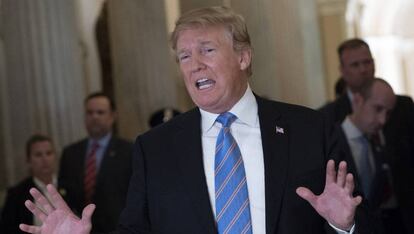 Donald Trump, este martes en Washington.