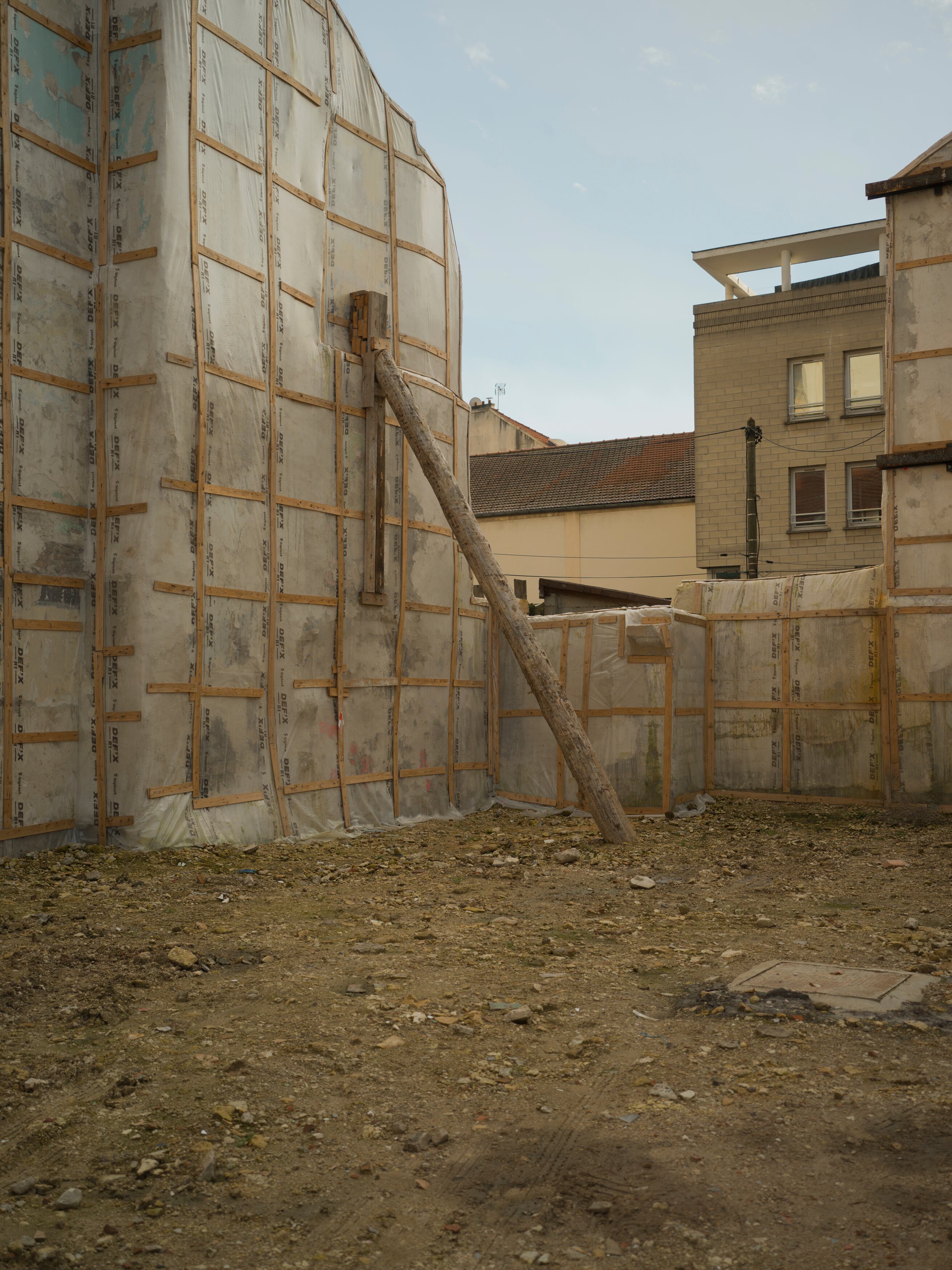 Edificio en obras en Saint-Denis  