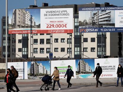 Promoción de viviendas en Madrid.