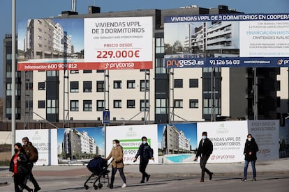 Promoción de viviendas en Madrid.