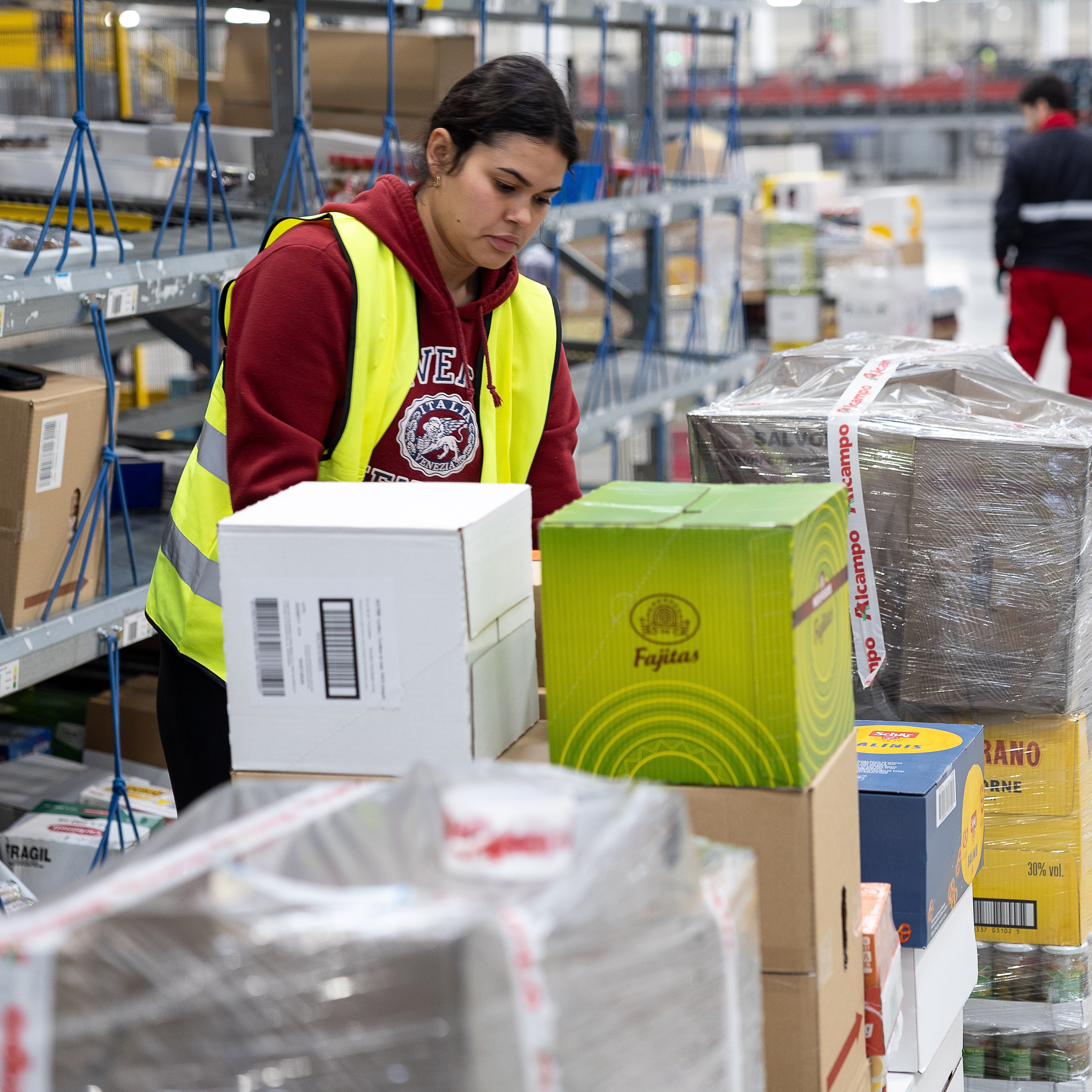 Empleados de una empresa logística de Toledo.