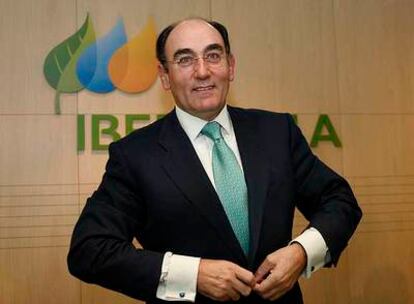 Ignacio Sánchez Galán, presidente de Iberdrola, en la presentación de resultados.