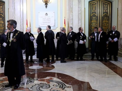 Acto de apertura del Año Judicial que se celebra en el Tribunal Supremo.