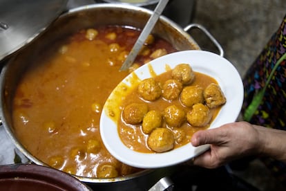 Albóndigas en salsa. 