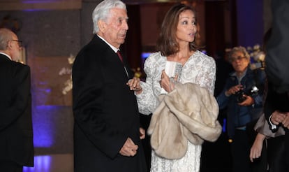 Isabel Preysler y Mario Vargas Llosa, en la ópera de Madrid.