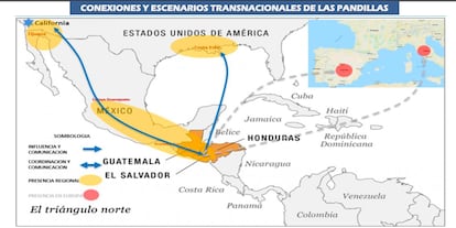 Conexiones y escenarios transnacionales de las pandillas.