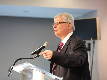 El fiscal general Rodrigo Janot, el mi&eacute;rcoles en Washington