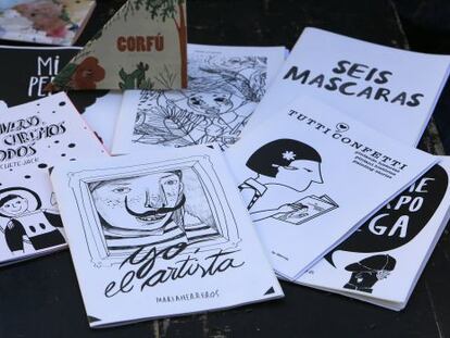 Los ocho fanzines editados por Paiorfa.