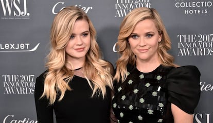 La actriz Reese Witherspoon y su hija Ava Phillippe, en un evento en Nueva York el pasado noviembre. 