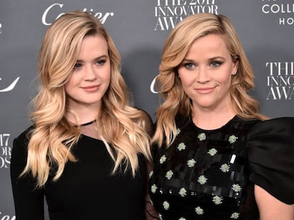 La actriz Reese Witherspoon y su hija Ava Phillippe, en un evento en Nueva York en noviembre de 2019.