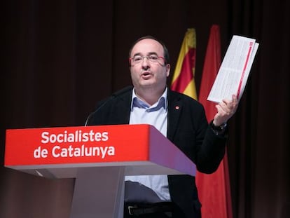 El primer secretario del PSC, Miquel Iceta.