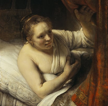 Rembrandt’s 'Sarah Waiting for Tobias,' National Gallery of Scotland, Edinburgh. 