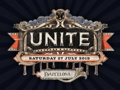 Cartel del festival Unite with Tomorrowland.