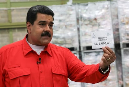 El presidente venezolano, Nicolás Maduro.