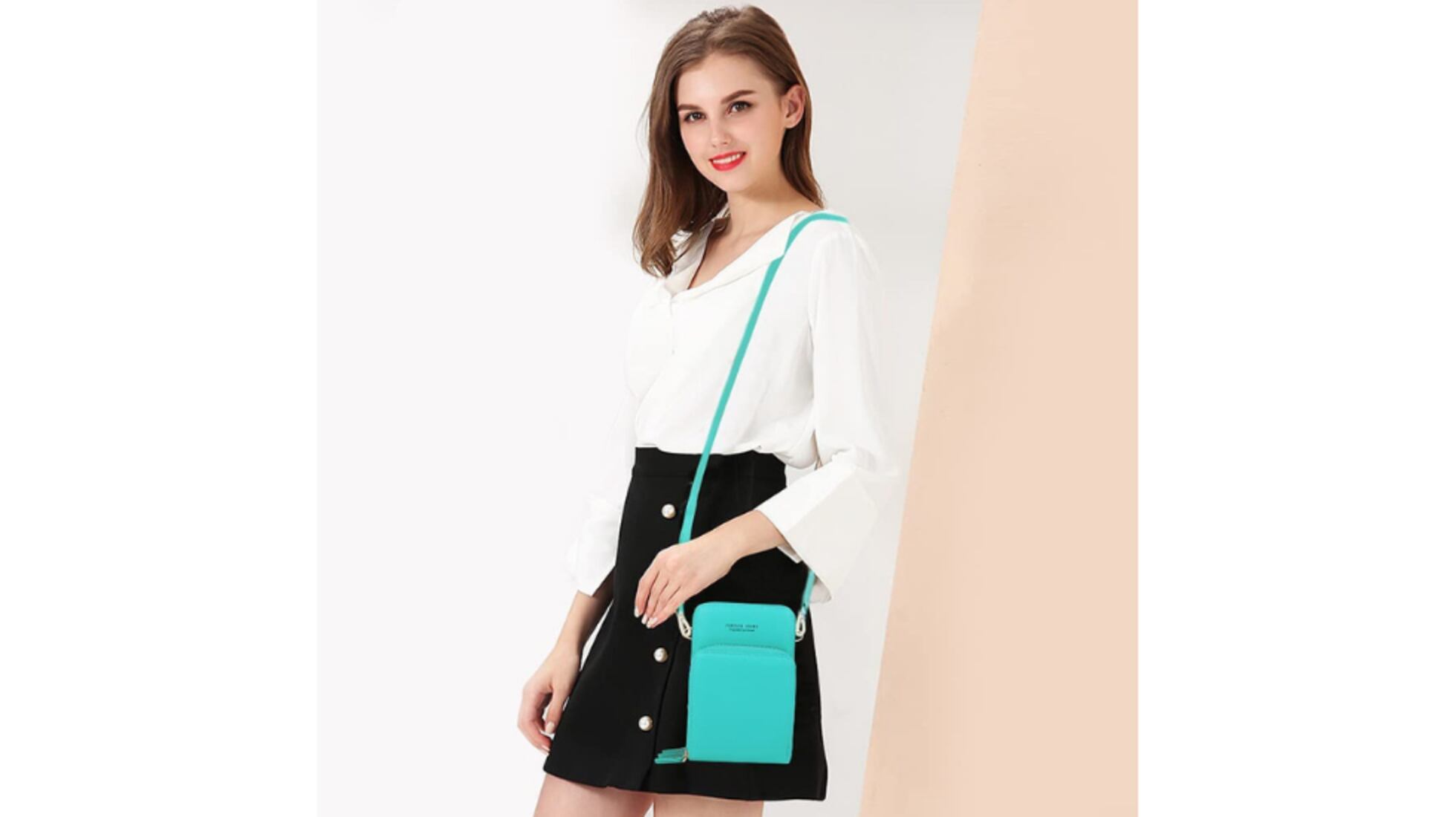 Bolso Cruzado Mini Ayliss Para Mujer - Bolso De Noche Con Cadena, Piel Sintética, Ideal Para Salidas