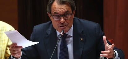 El presidente de la Generalitat, Artur Mas.