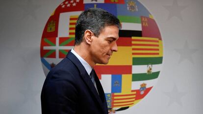 El presidente del Gobierno, Pedro Sánchez, en Bruselas, el pasado 22 de marzo. 