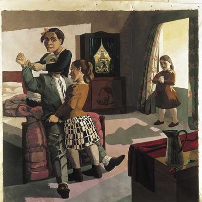 &#39;La Familia&#39; (1988), pintura  de Paula Rego.