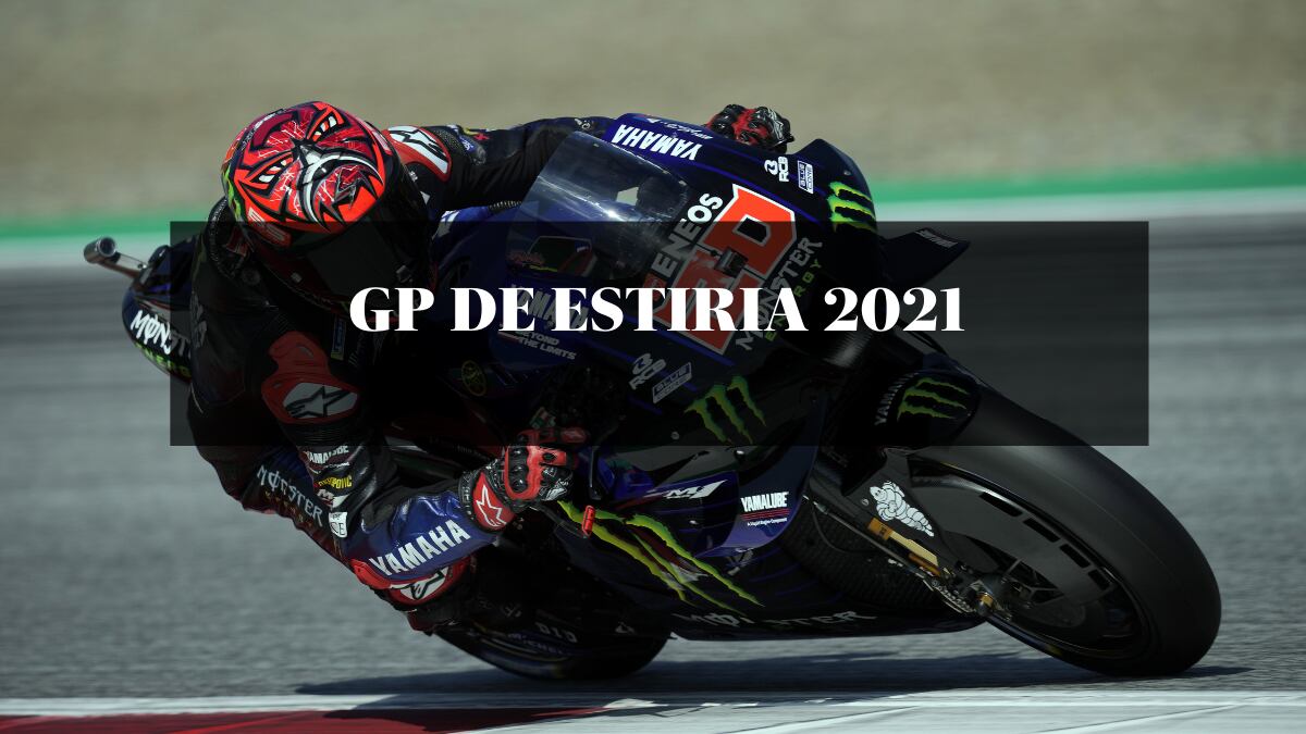 GP de Estiria de motociclismo 2021 horario y dónde ver las carreras en