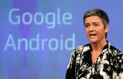 Margrethe Vestager, comisaria europea de Competencia.