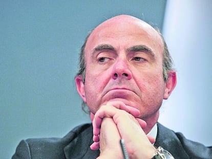 El ministro de Economía, Luis de Guindos.