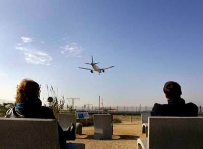 Panorama del mirador junto al aeropuerto.