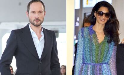 Josep Font y Amal Clooney.