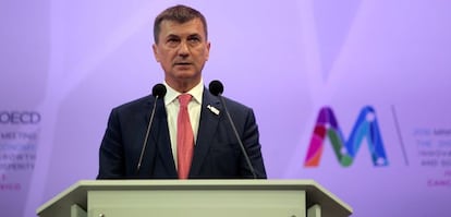 El vicepresidente para el mercado &uacute;nico digital de la Comisi&oacute;n Europea, Andrus Ansip. 