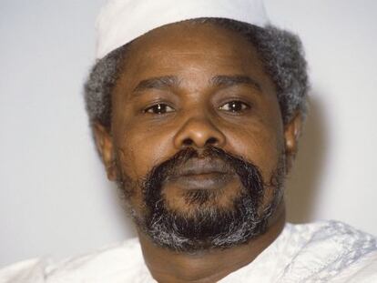 Hissene Habre, expresidente de Chad, en una imagen de 1987.
