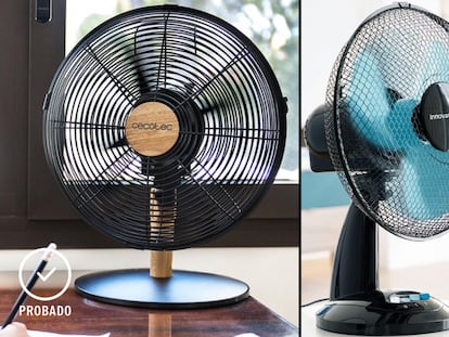 Análisis de cinco modelos de ventiladores de mesa, de tamaño compacto y silencioso, para combatir el calor.