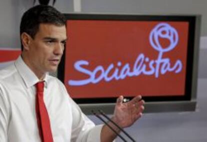 Pedro Sánchez, secretario general del PSOE