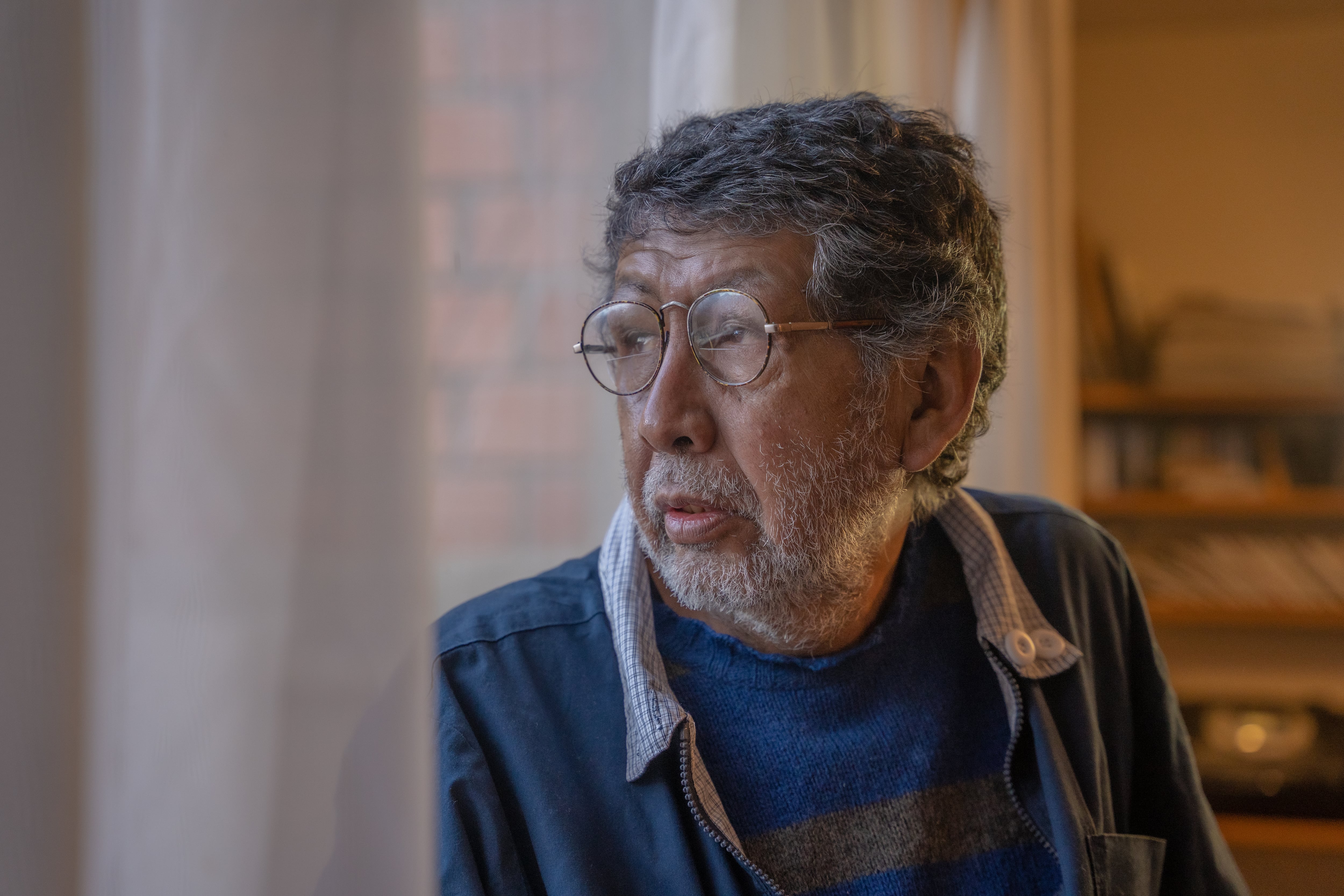 Alejandro Salazar conocido como 'Al Azar' en Bolivia, el 23 de abril.