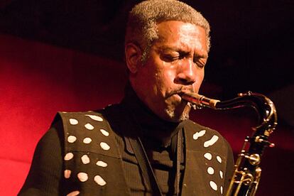 El saxofonista Billy Harper, uno de los &#039;siete magn&iacute;ficos&#039; de The Cookers.  