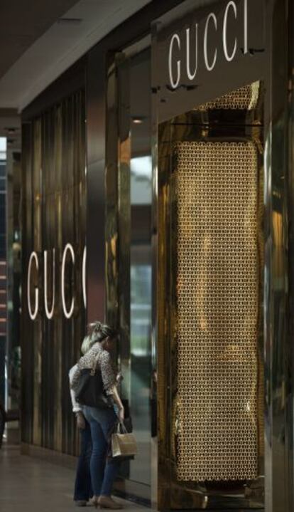 Tienda Gucci en un centro comercial de Río de Janeiro.