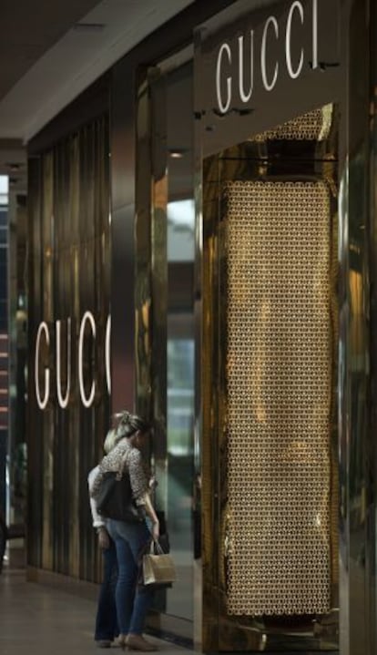 Tienda Gucci en un centro comercial de Río de Janeiro.