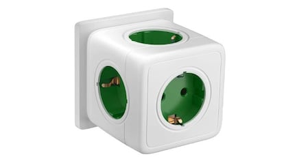 Cubo de enchufes. Instálalo en cualquier lugar y disfruta de cinco enchufes adicionales. SOLO 9,87€ (20% DE DESCUENTO)