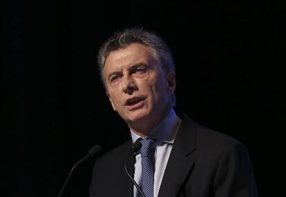 Mauricio Macri, presidente de Argentina.