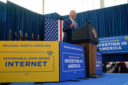 Joe Biden speaks in North Carolina