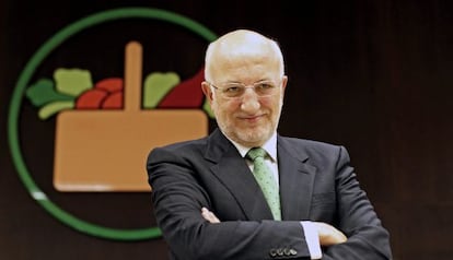 El presidente de Mercadona, Juan Roig, en marzo de 2013. 