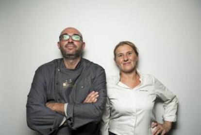 Yolanda León y Juanjo Pérez, creadores del restaurante Cocinandos, en León.