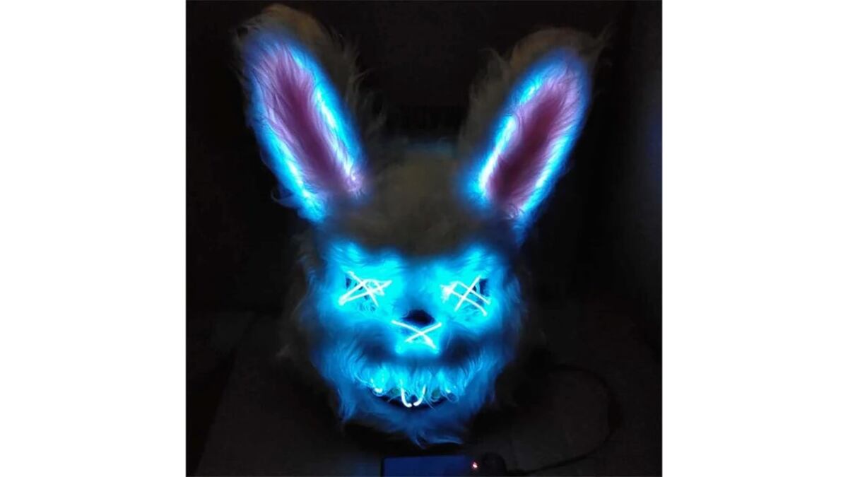Máscara LED para adultos.