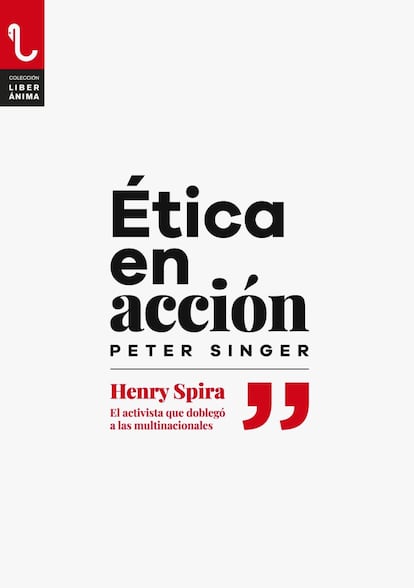 Portada 'Ética en acción', de Peter Singer