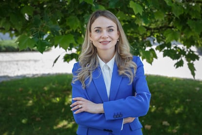 Rodica Crudu, secretaria de Estado para la Integración europea en Moldavia que participa en un curso en el Colegio de Europa en Natolin.