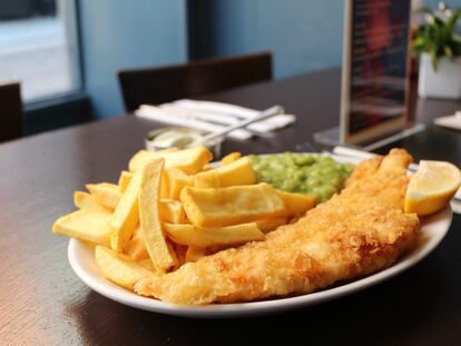 Fish and Chips en Golden Hind. Imagen proporcionada por el establecimiento.