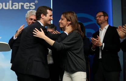 Pablo Casado after the general election on Sunday.